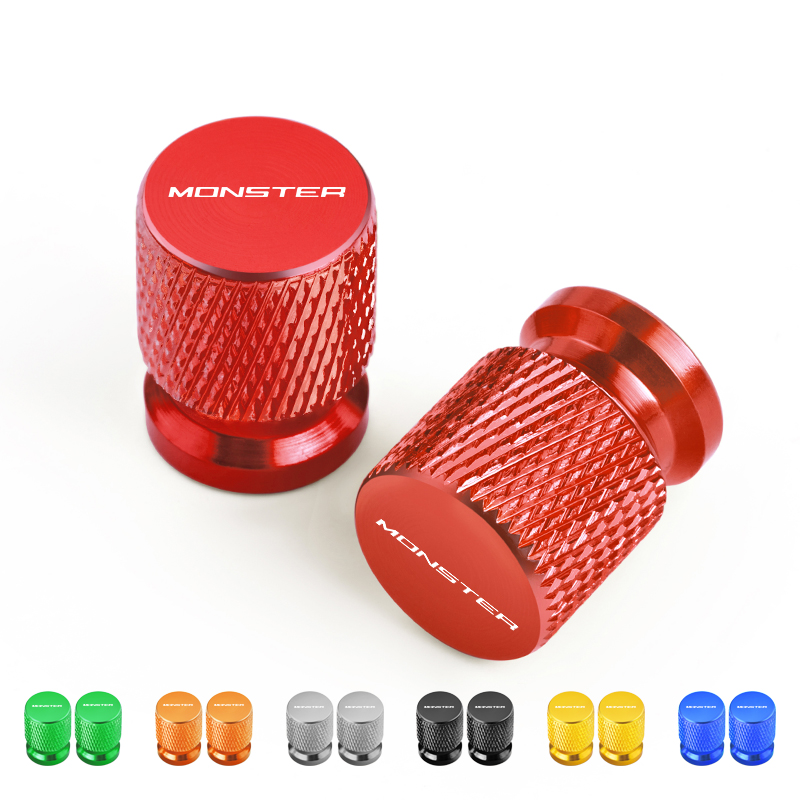 Motorcycle Valve Cover - قطعتان من أغطية صمامات إطارات الدراجات