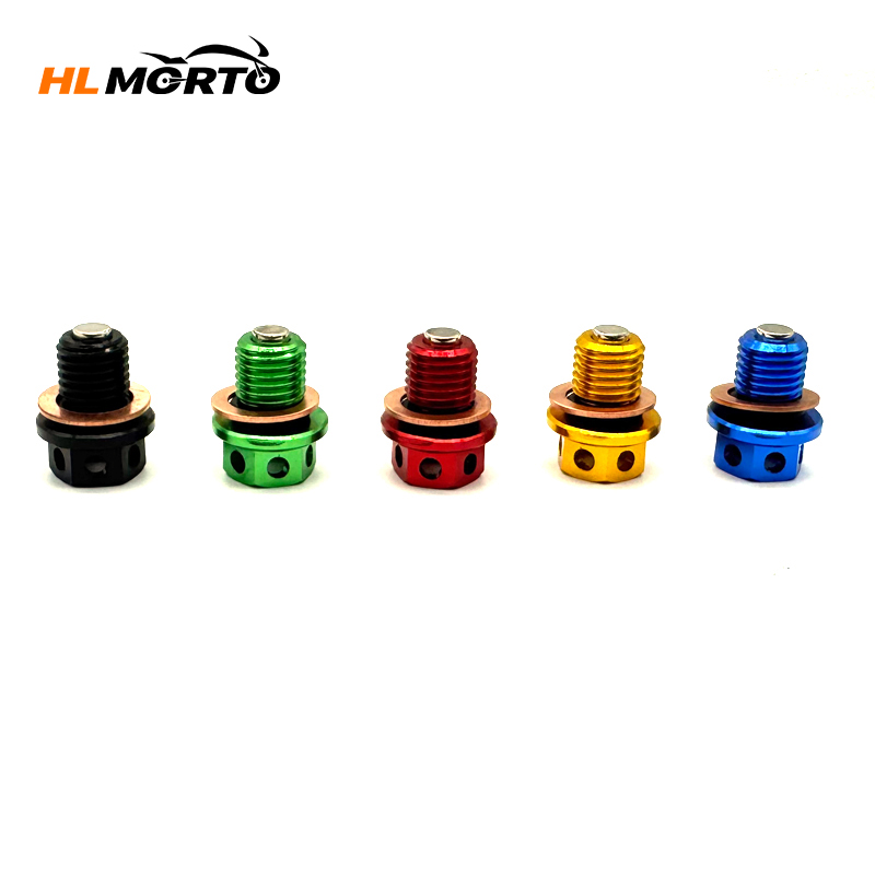 Motorcycle Oil Filter - دراجة نارية المغناطيسي CNC النفط قابس