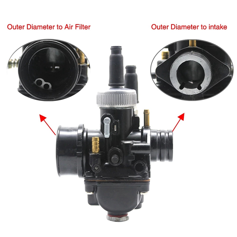 دراجة نارية المكربن PHBG 21 مل - مراجعة Motorcycle Carburetor وسعره