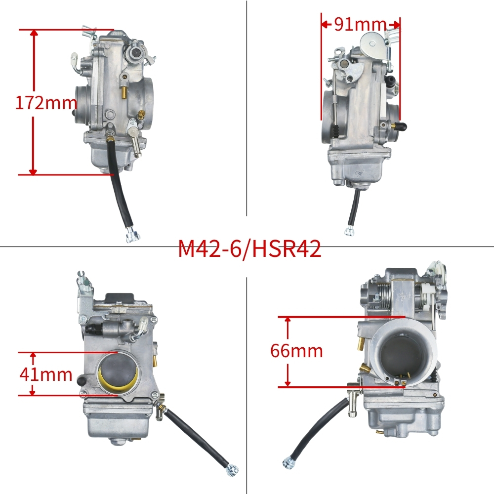 مسرع ميكوني HSR42 HSR45 HSR48  - مراجعة Motorcycle Carburetor وسعره