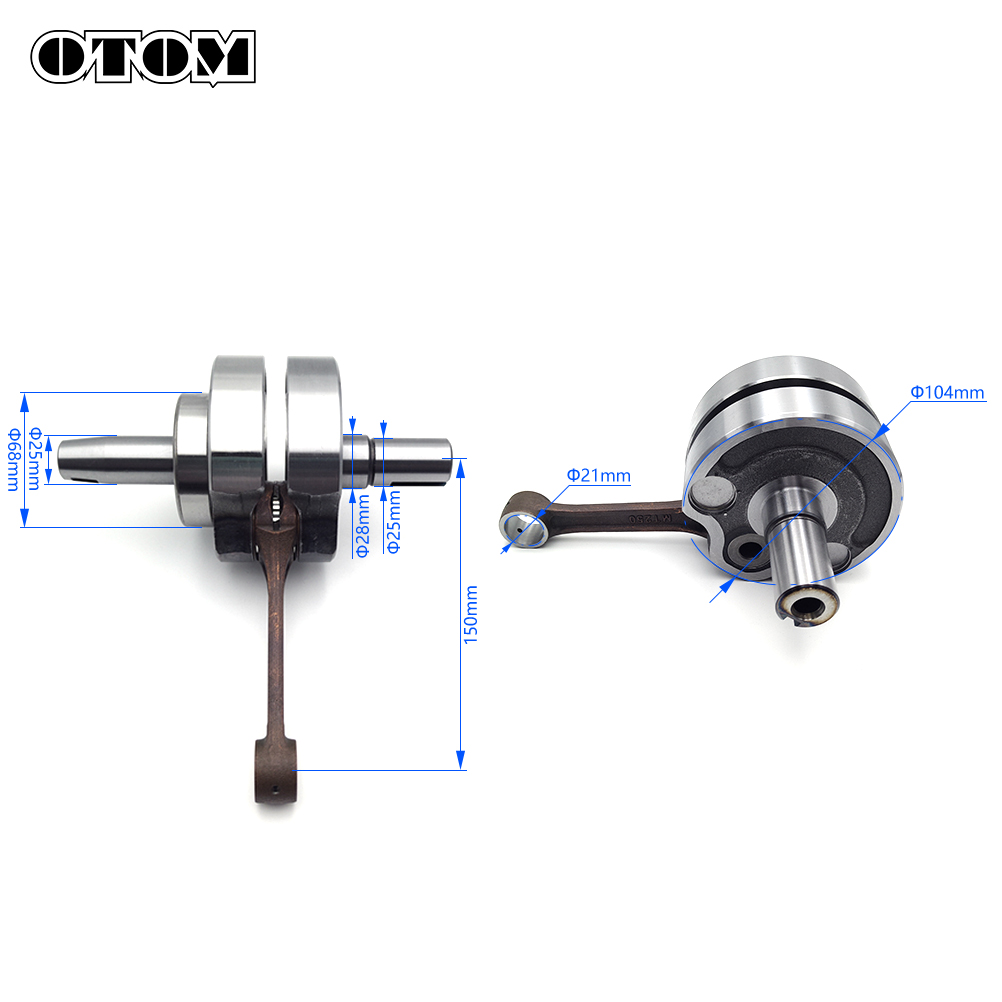 OTOM DT230 MT250 دراجة نارية ا - مراجعة Motorcycle Crankshaft وسعره