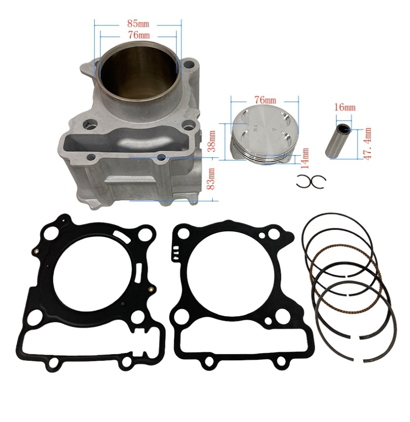أسطوانة محرك عالية الأداء 76 م - مراجعة Motorcycle Cylinder وسعره