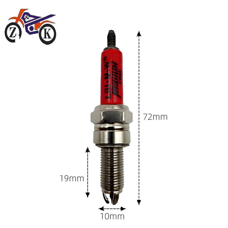 1 قطعة CR8E 3-القطب EFI دراجة  - مراجعة Motorcycle Spark Plug وسعره