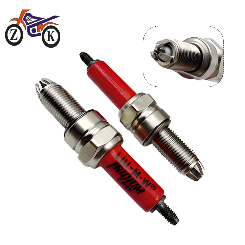 1 قطعة CR8E 3-القطب EFI دراجة  - مراجعة Motorcycle Spark Plug وسعره
