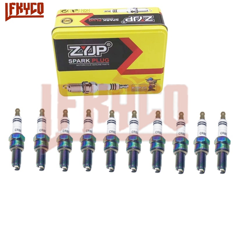 شمعات إشعال شعلة إيريديوم CR8E - مراجعة Motorcycle Spark Plug وسعره