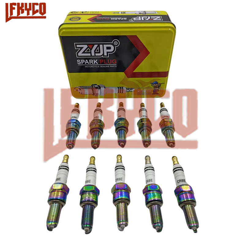 شمعات إشعال شعلة إيريديوم CR8E - مراجعة Motorcycle Spark Plug وسعره
