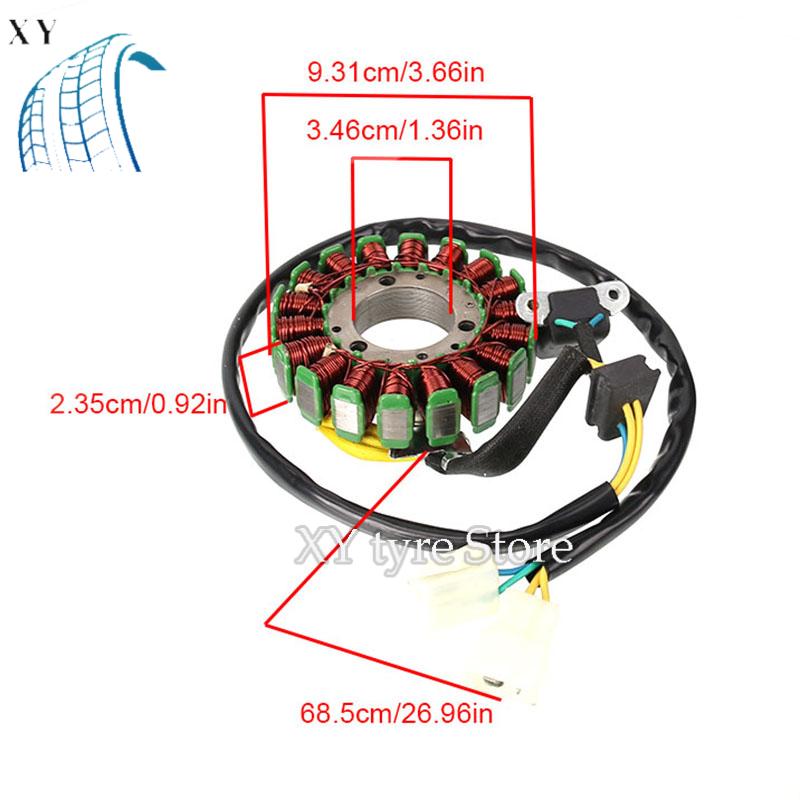 جديد اقتصادي وعملي 125cc مولد  - مراجعة Motorcycle Stator وسعره